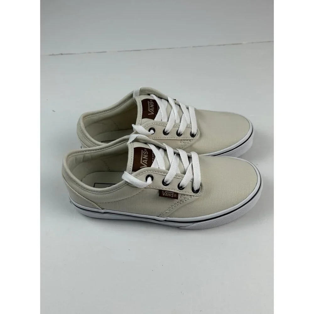 NIB Vans Atwood Woven Turtledove Sneakers Boy's Size 2 - Picture 7 of 10